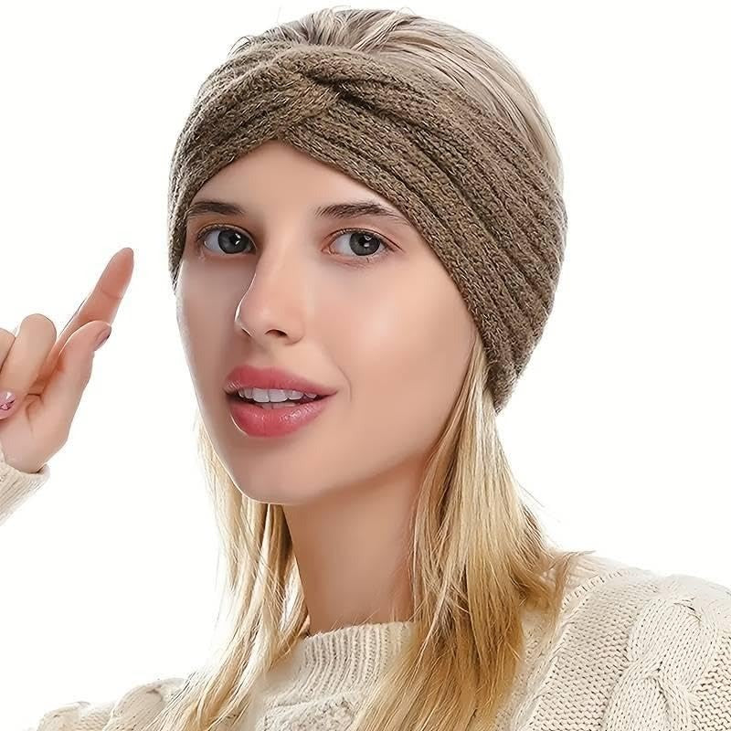 Knitted Winter Headband Set