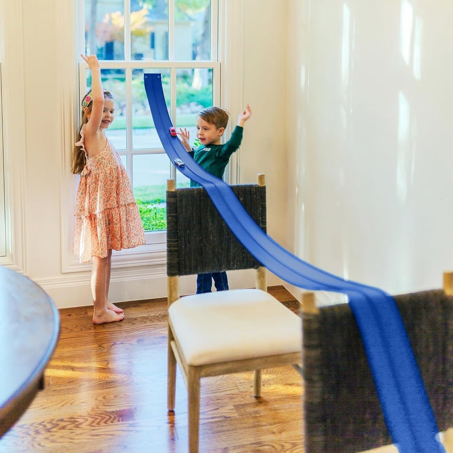 🎄🎁 2025 Christmas Surprise Gift: DIY Flexible Racing Track Toy 🚗✨