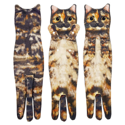🎁 Early Christmas Sale🎅 Funny Cat Hand Towels