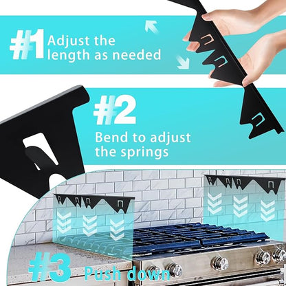 🔥Retractable Stainless Steel Stove Gap Covers