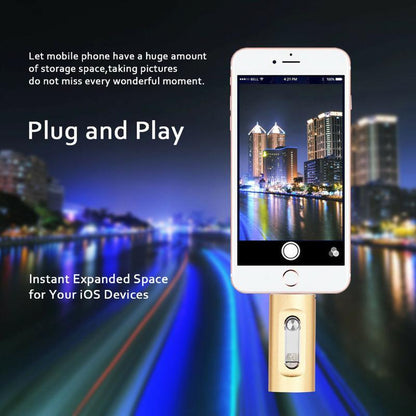 3 in 1 Flash Drive, Portable High Speed USB 3.0 Memory Storage