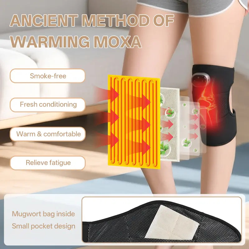 🎁🔥3-in-1 Heated Knee Massager with Vibration - 3 Heat/3 Massage Modes