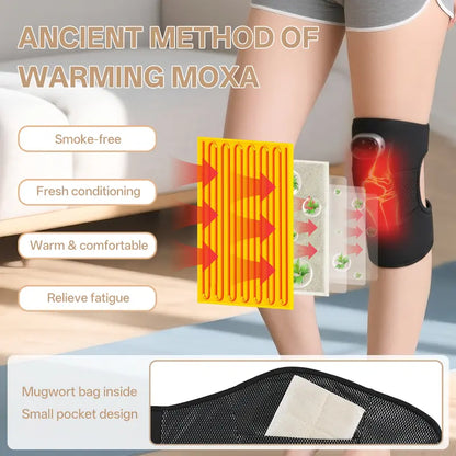 🎁🔥3-in-1 Heated Knee Massager with Vibration - 3 Heat/3 Massage Modes