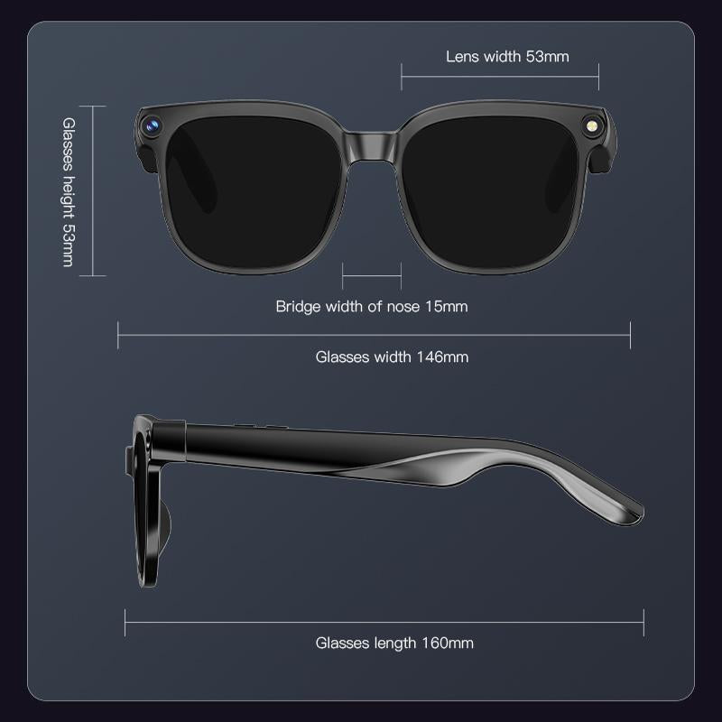 Tiktrove AI Smart Camera Glasses