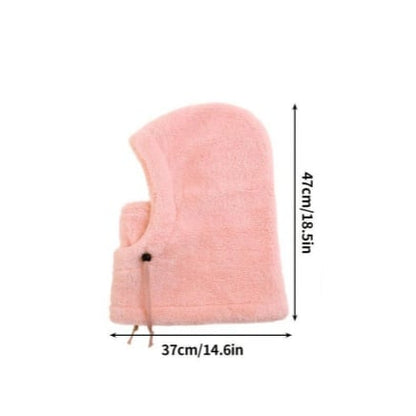 🎉 Neck Warmer Hat🎉Windproof Thermal Kids Full Face Mask with Detachable Hood