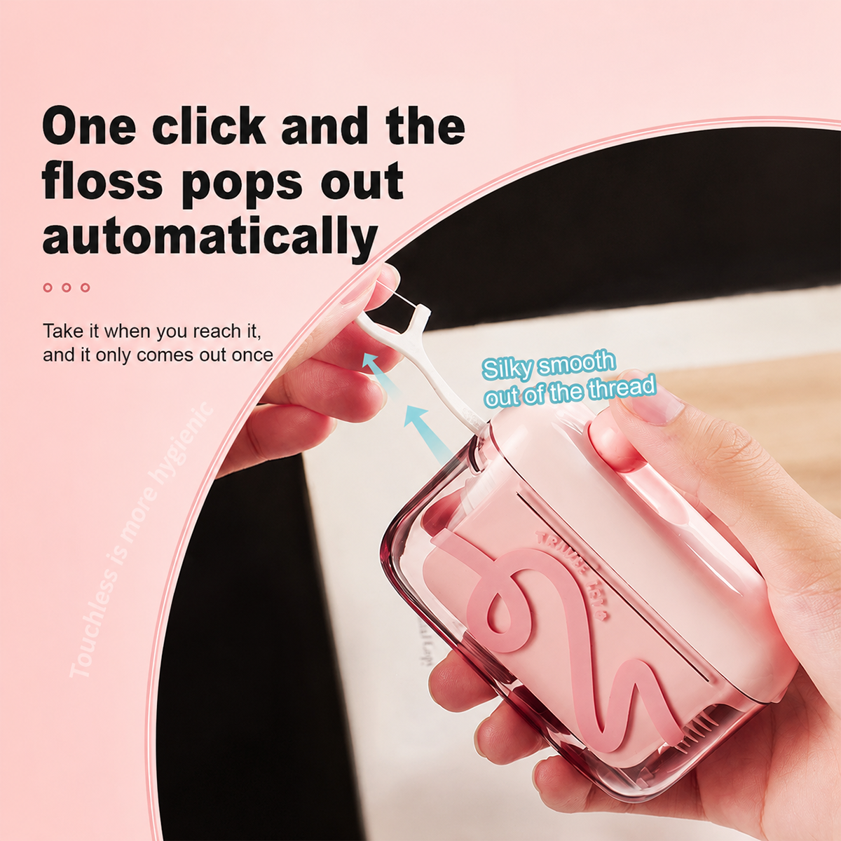 Portable Automatic Pop-up Dental Floss Box