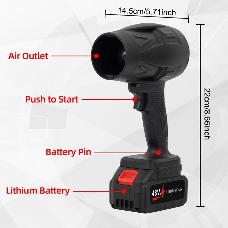 Turbo Jet Blower, Cordless Turbo Super Power Air Duster
