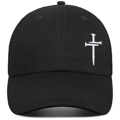✝️Adjustable Jesus 3 Nail Cross Hat?