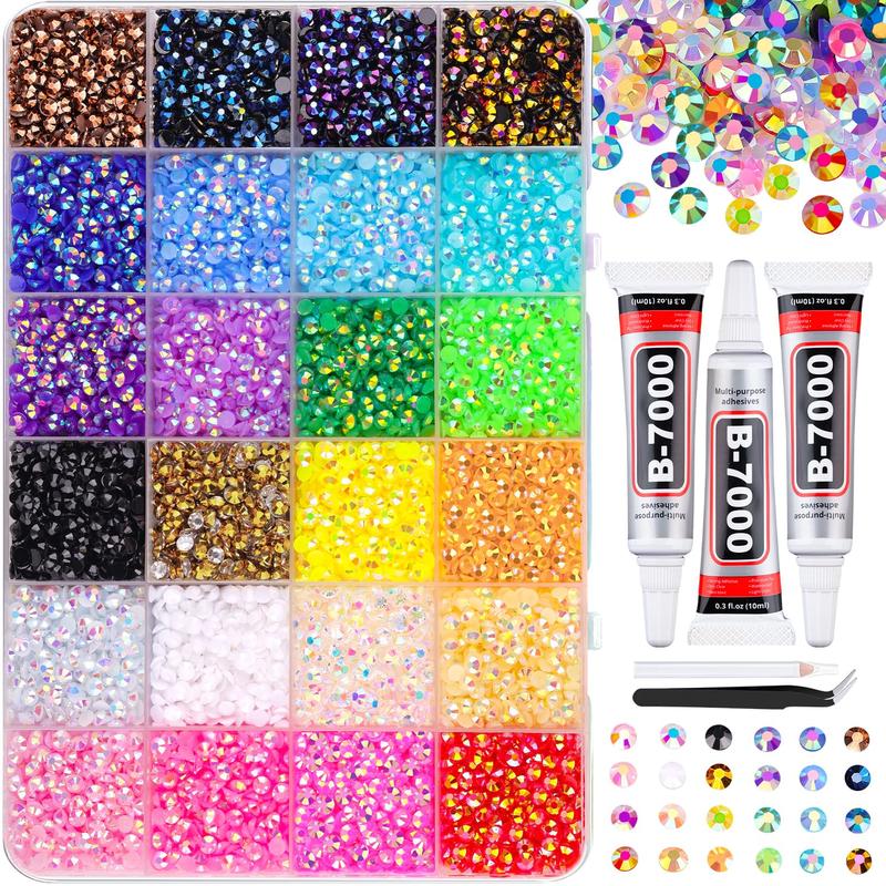 🔥Resin Jelly Rhinestones for Crafting Multicolor 3mm Flatback Gems💎
