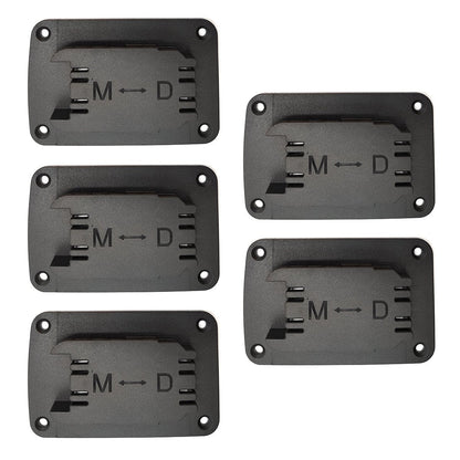 5Packs Tool Holders for TIKTROVE 14.4V/18V/20V & Milwaukee  M1818V lithium batteries tool mounting base electric drill