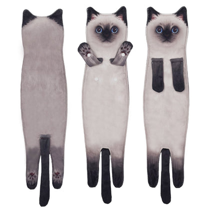 🎁 Early Christmas Sale🎅 Funny Cat Hand Towels