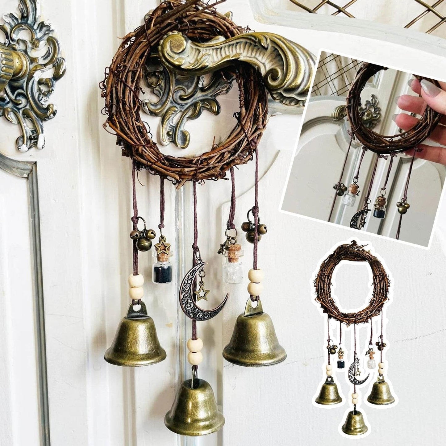 🧙‍♀️🔔Handmade Witch Bells for Home Protection