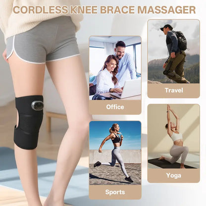 🎁🔥3-in-1 Heated Knee Massager with Vibration - 3 Heat/3 Massage Modes