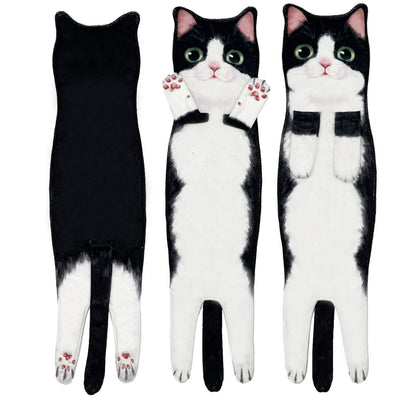 🎁 Early Christmas Sale🎅 Funny Cat Hand Towels