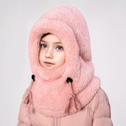 🎉 Neck Warmer Hat🎉Windproof Thermal Kids Full Face Mask with Detachable Hood