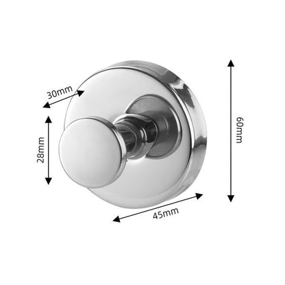 🔥 Stainless Steel Suction Cup Hooks (2X)