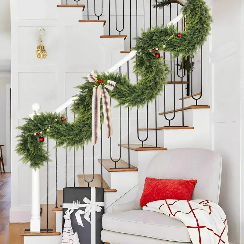 🎅⛄2025 Christmas Artificial Cedar Garland🎄