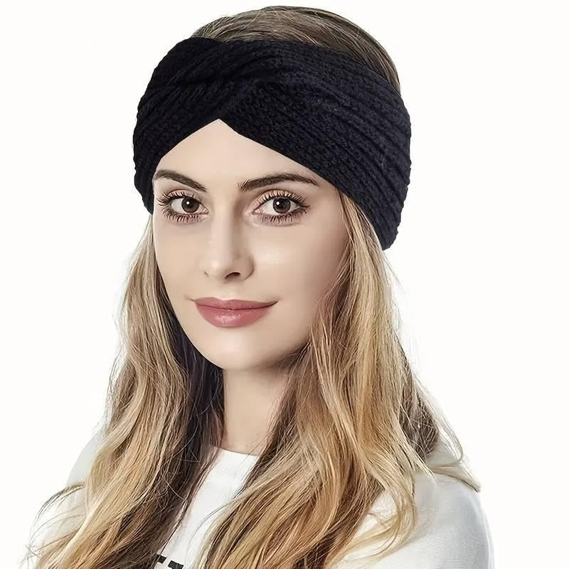 Knitted Winter Headband Set