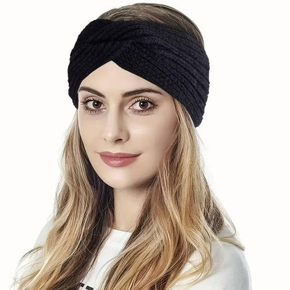 Knitted Winter Headband Set