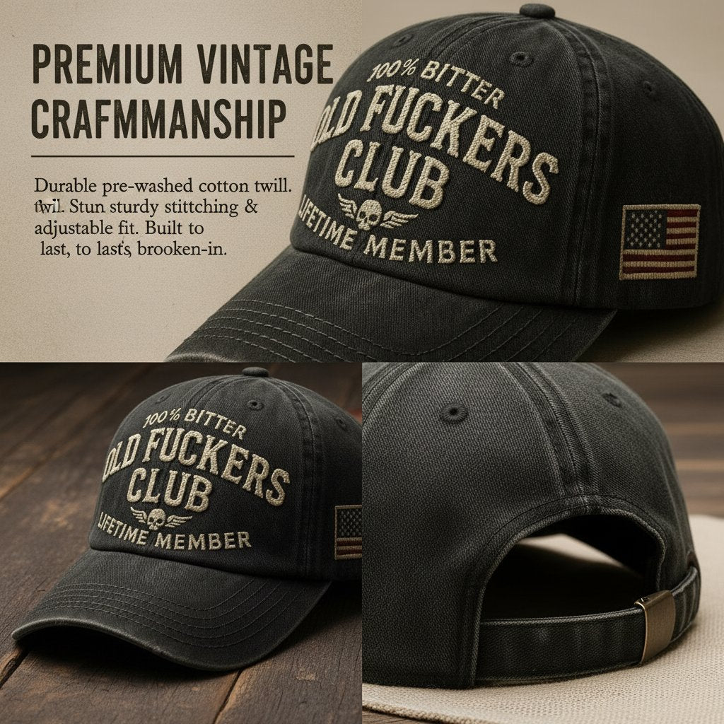 Old F*ckers Club - Vintage Baseball Cap