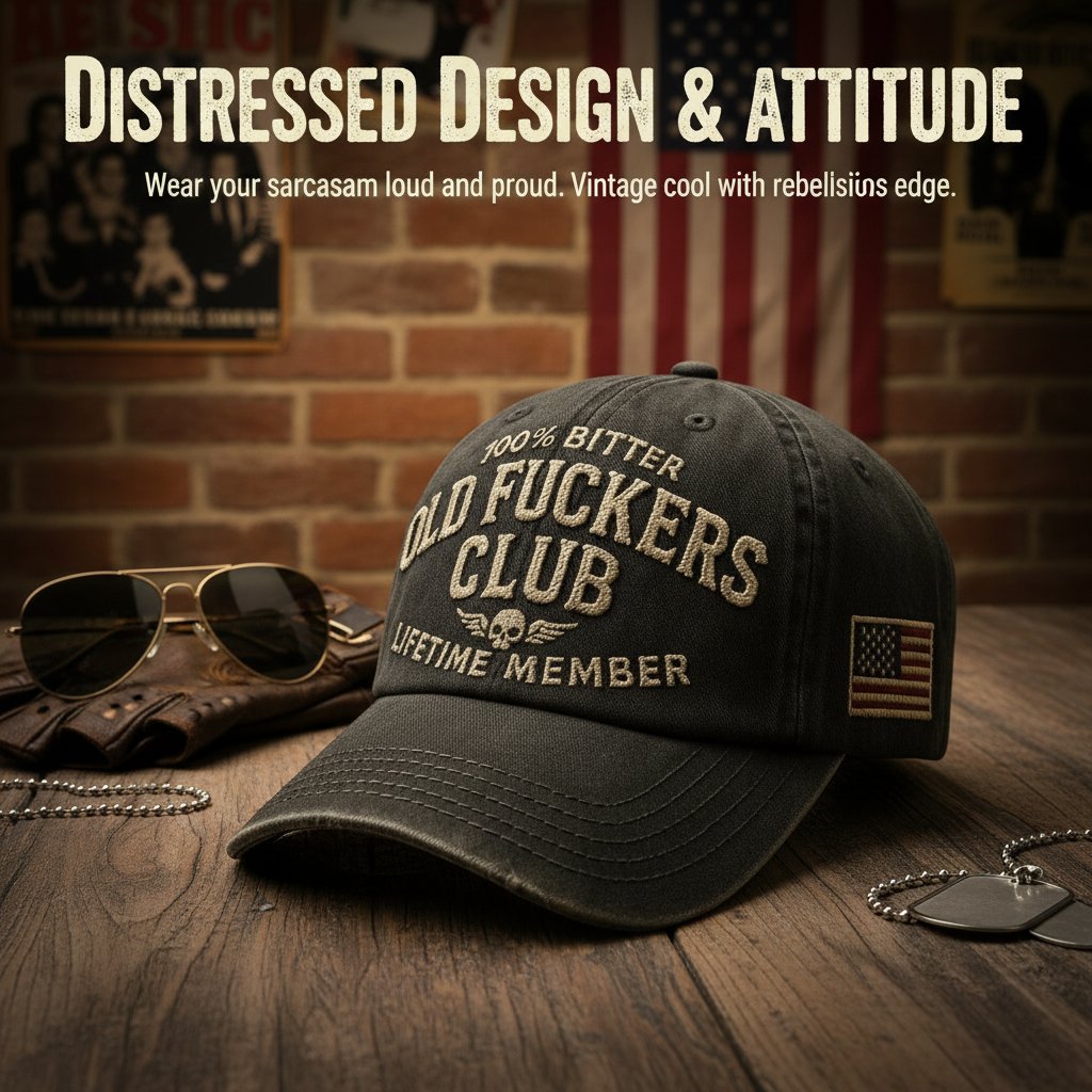 Old F*ckers Club - Vintage Baseball Cap
