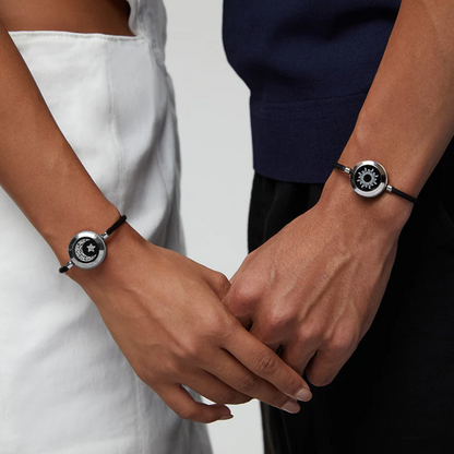 🔥 2-Pack  Sun & Moon Bracelets – Luminous Couples Jewelry for Long-Distance Love