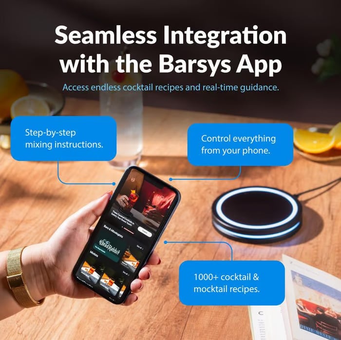 Smart Coaster 2.0 Cocktail Machine – Your Home Smart Mixologist