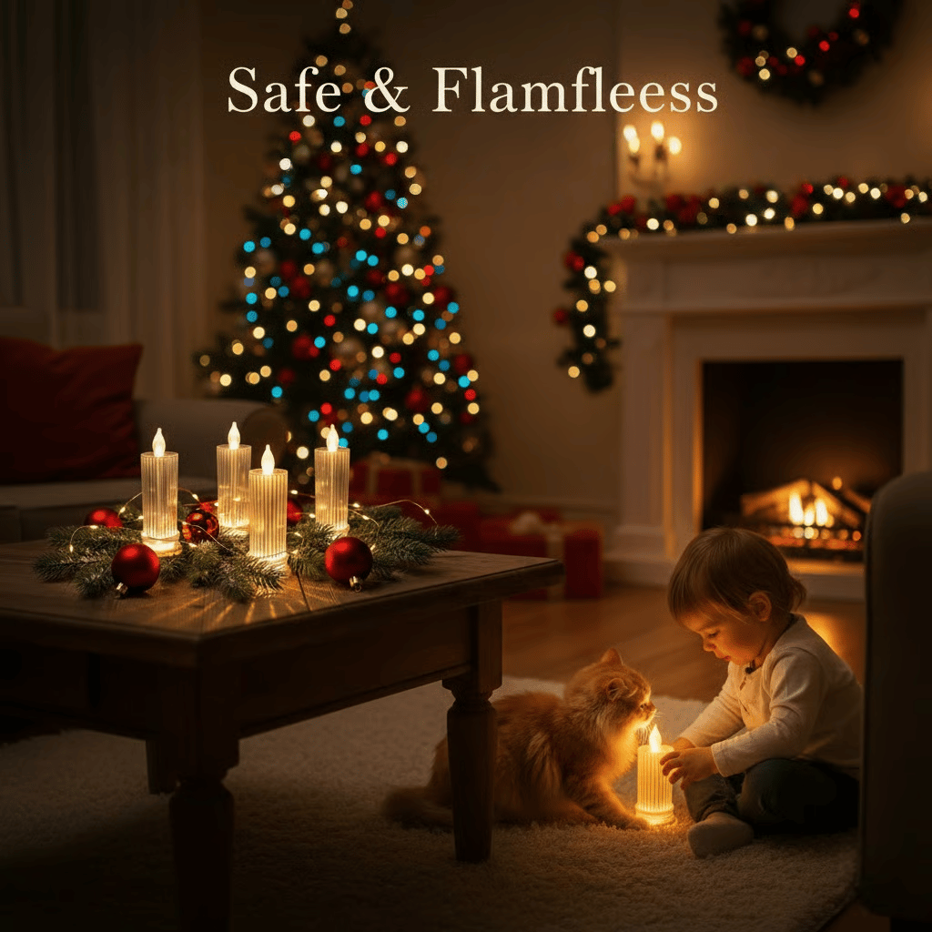 🕯️LED Crystal Candle Lights(2pcs in 1 set)