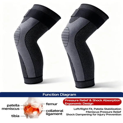 🔥Hot Sale🔥Warm Knee & Leg Sleeve | Non-Slip Long Cotton Sleeve for Fall/Winter（1 set 2 pcs）