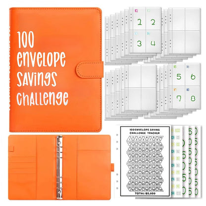 🔥🤑✉️100 Envelope Savings Challenge Book