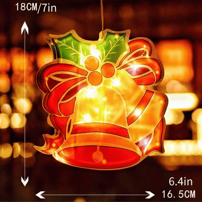 🎄 Christmas Window Hanging Lights 🌟