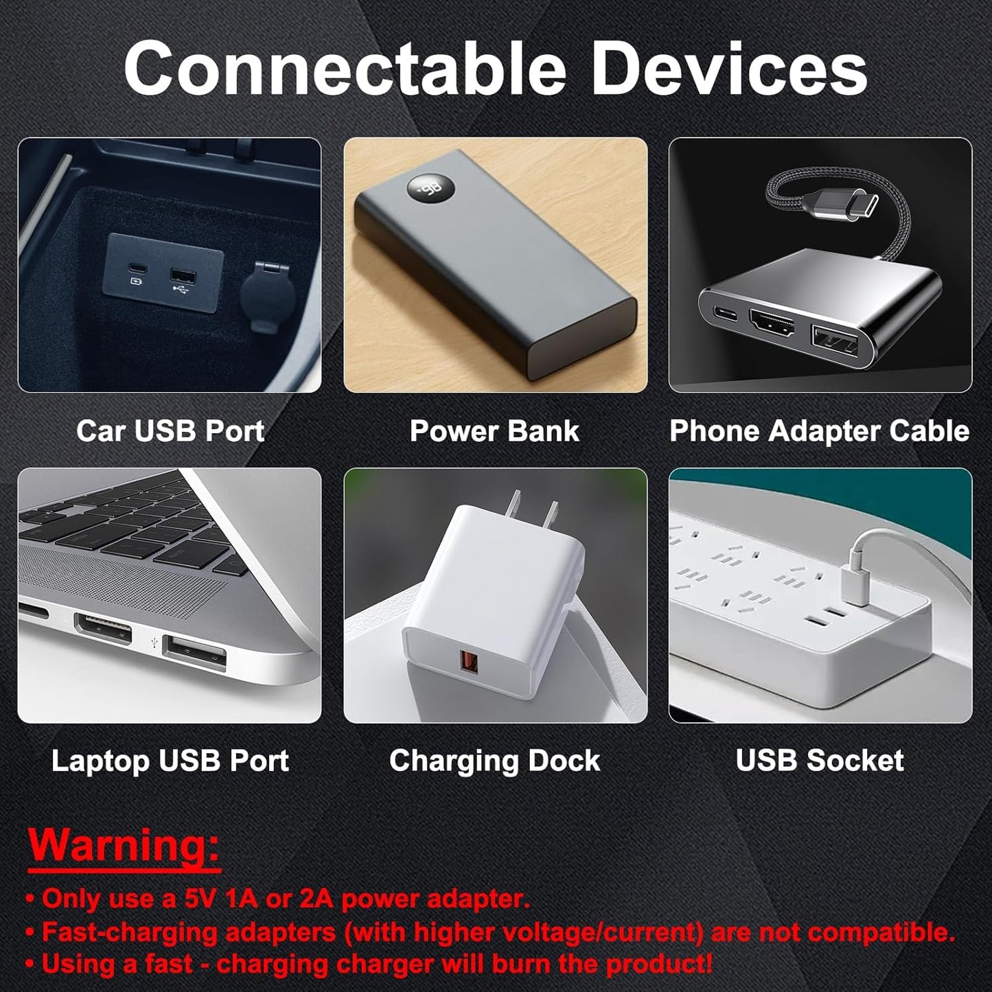 Car USB Night Light Bulb