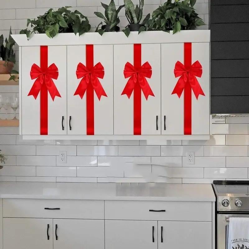 🎉🎉Christmas Cabinet Door Bows