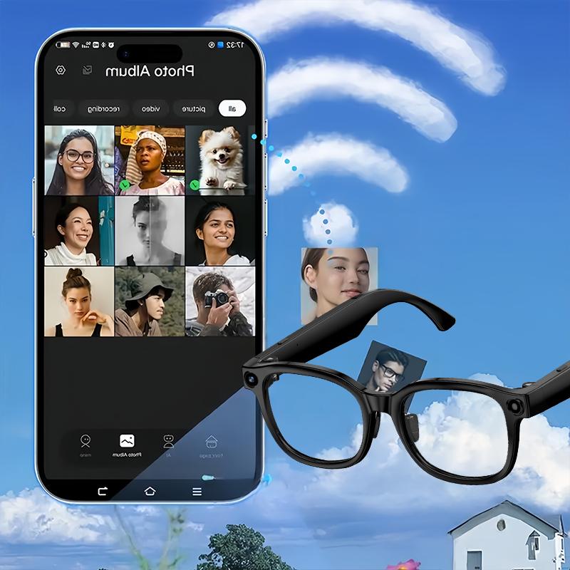 Tiktrove AI Smart Camera Glasses