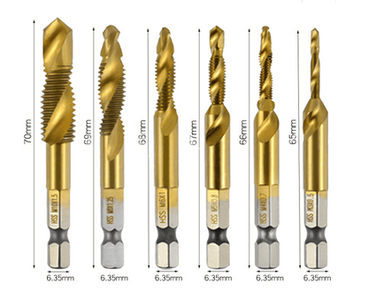 🔥3 In 1 Spiral Tap Hex Shank Drill Bit Set