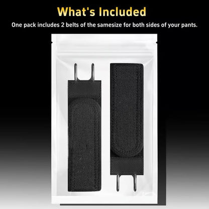 2Pcs Metal Hook Tactical Elastic Belt （1Set-2Pcs）
