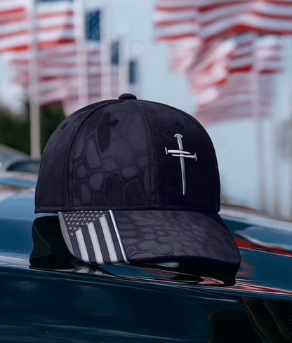 ✝️Adjustable Jesus 3 Nail Cross Hat?