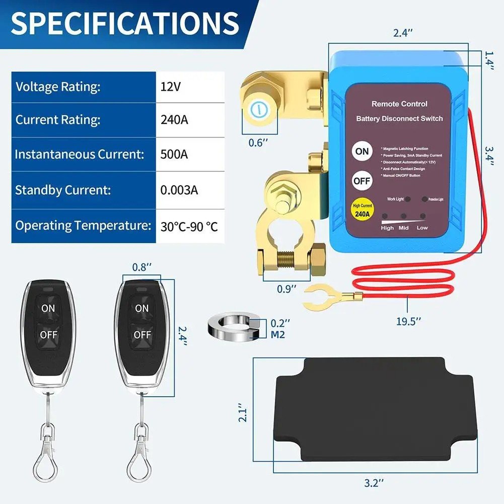 🔥⚡Remote control of car devices for anti-theft safety