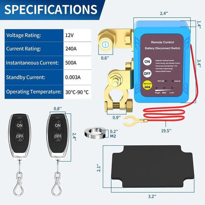 🔥⚡Remote control of car devices for anti-theft safety
