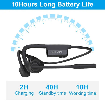 🔥 Open Air Conduction Wireless Bluetooth Headset with Microphone