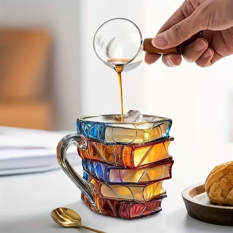 🎄🔥-📚 Ceramic Innovative 3D Painting Book Mug