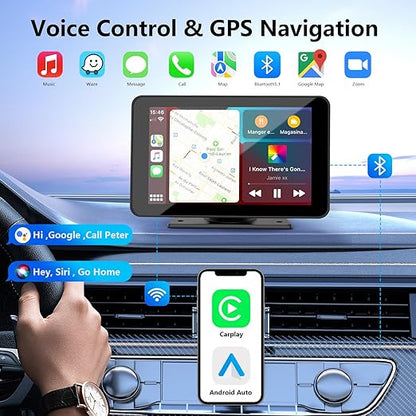 🔥Upgraded Wireless CarPlay Screen for Andriod & Iphone