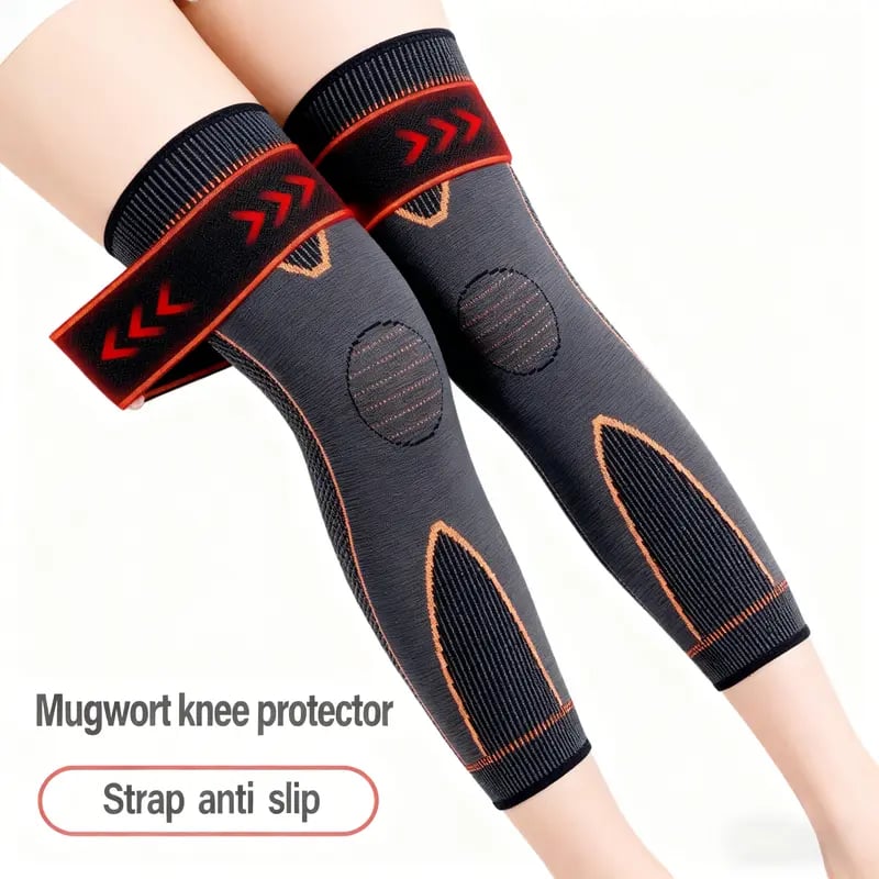 🔥Hot Sale🔥Warm Knee & Leg Sleeve | Non-Slip Long Cotton Sleeve for Fall/Winter（1 set 2 pcs）
