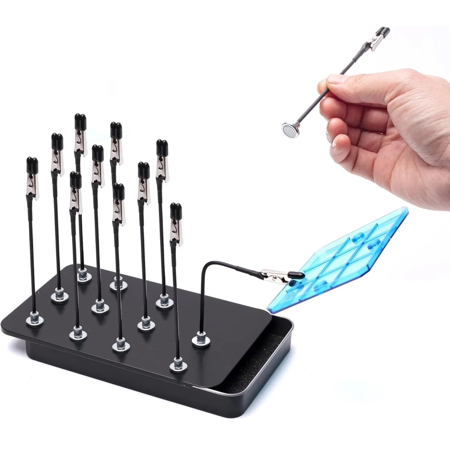 🧲Tiktrove Magnetic Helping Hands Soldering Tool - Adjustable Alligator Clip Holder
