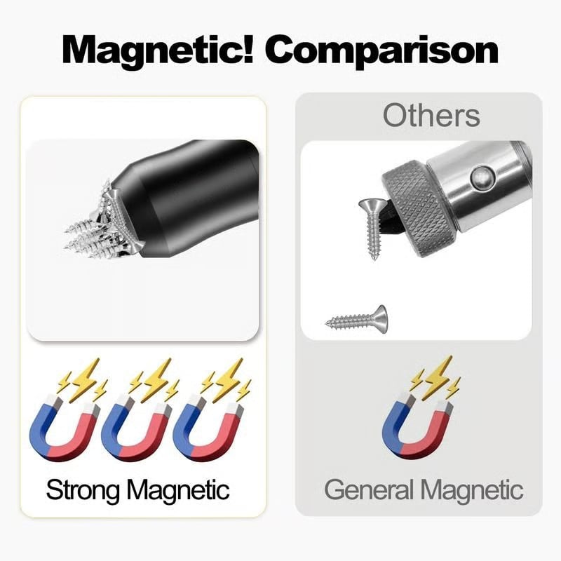 🔥 🛠️ Stop Dropping Screws – Magnetic Ring Upgrade for Any Bit