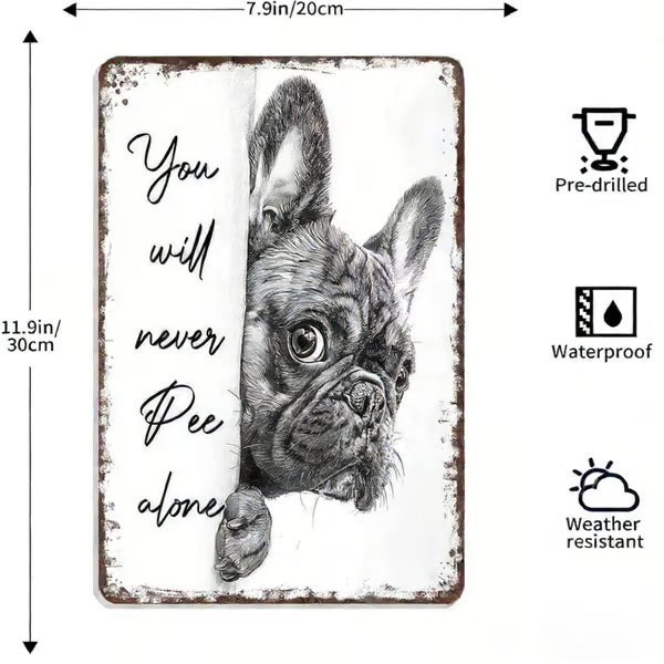 Vintage Black & White Cat Wall Art