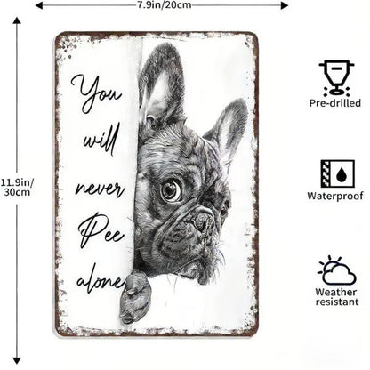 Vintage Black & White Cat Wall Art