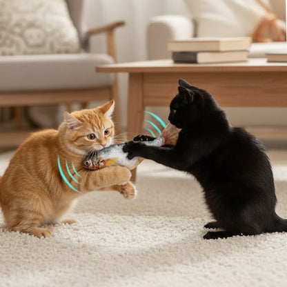 Bite-Sized Realistic Flopping Fish Cat Toys