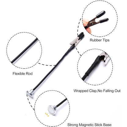 🧲Tiktrove Magnetic Helping Hands Soldering Tool - Adjustable Alligator Clip Holder