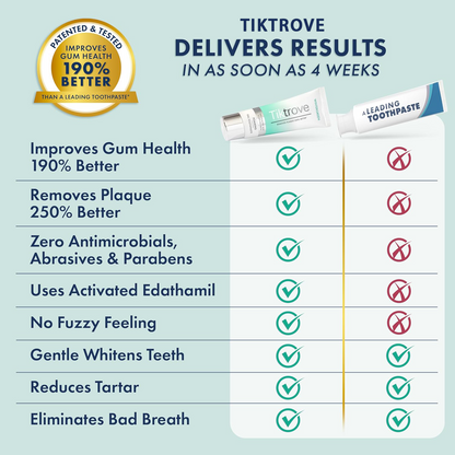 Tiktrove Wintergreen Gel Toothpaste